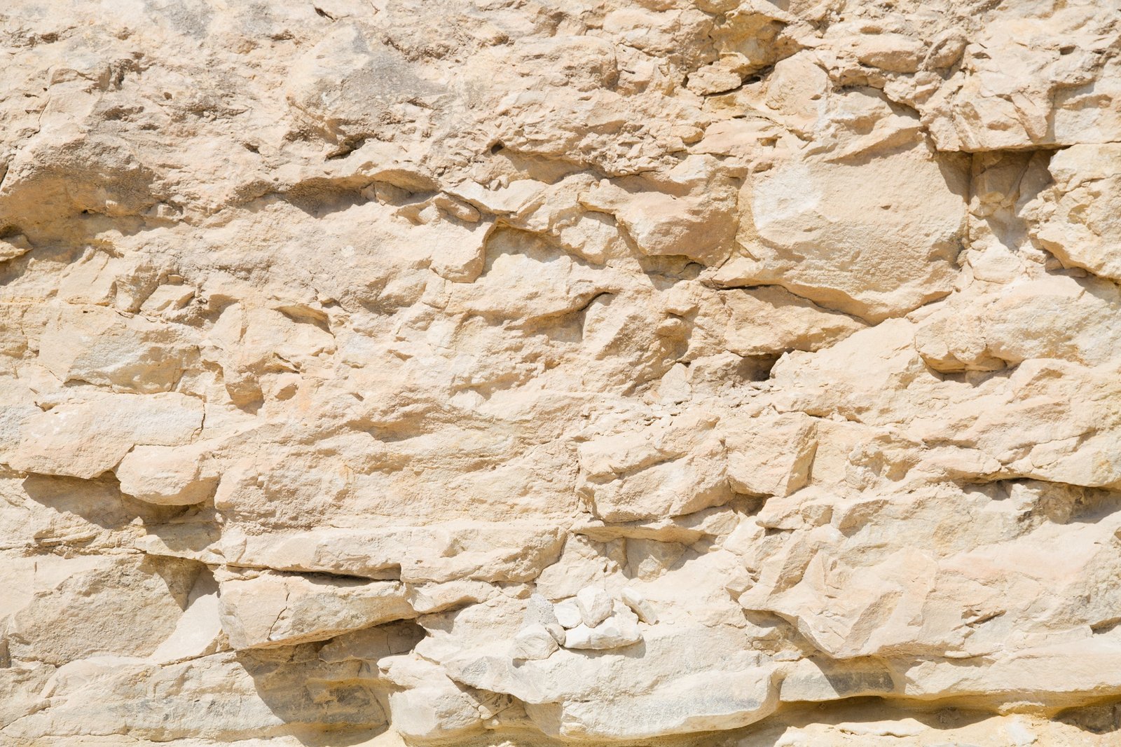 High-purity natural industrial limestone sample